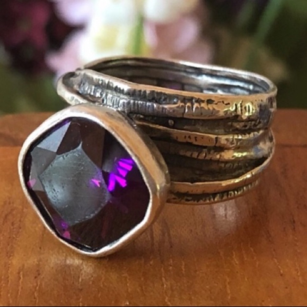 Silpada Sterling Silver "Gladiator Glam" Ring